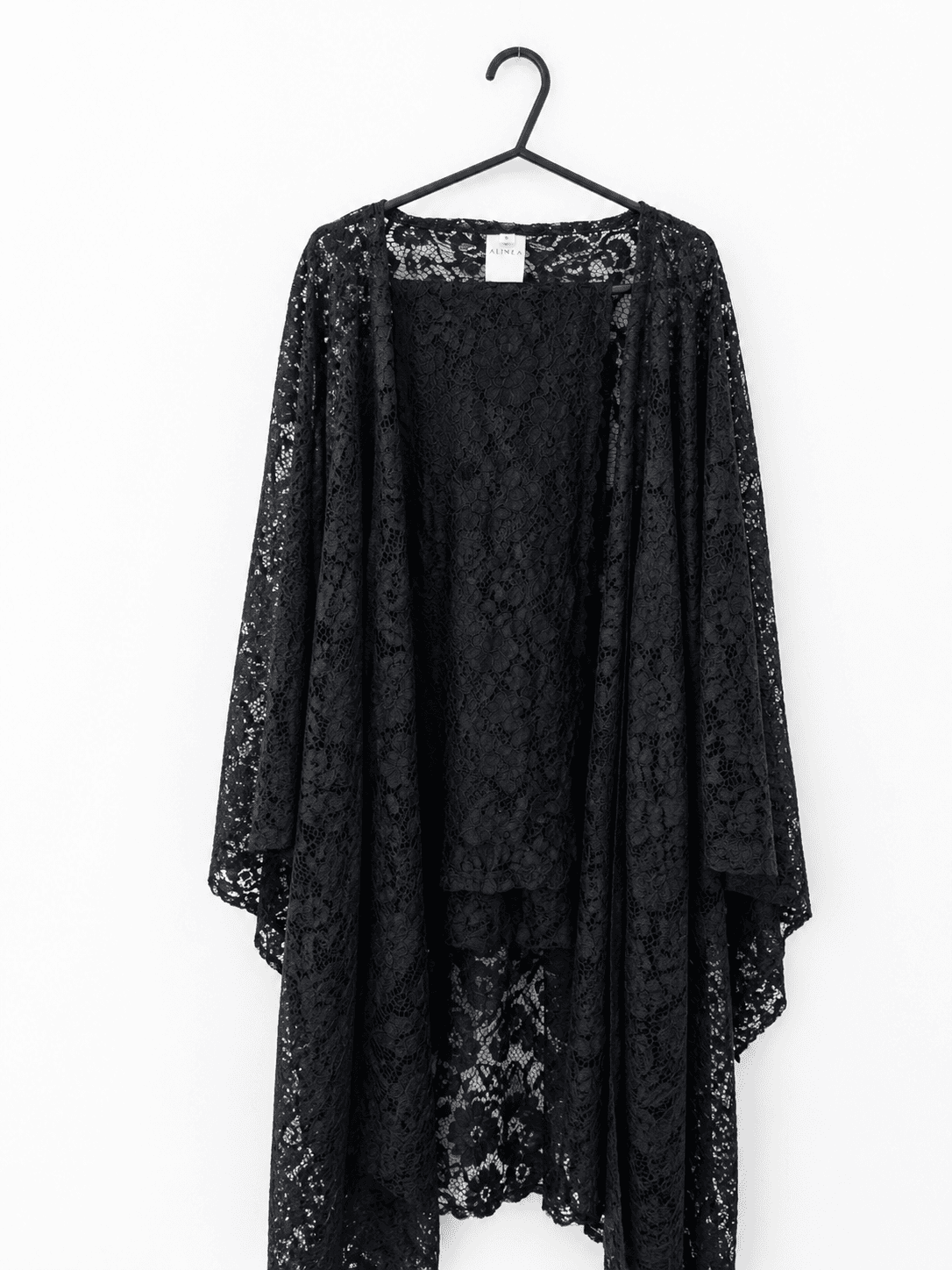 black lace abaya